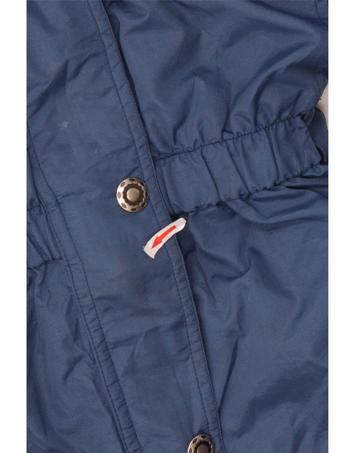 MC Kee's Mono de esquí extragrande con capucha para mujer, talla 40, talla grande, poliamida azul