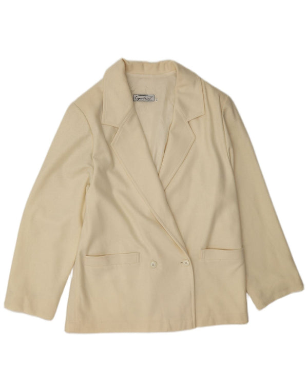 Gabriel Chaqueta Blazer De Doble Botonadura Para Mujer IT 44 Medium Off White