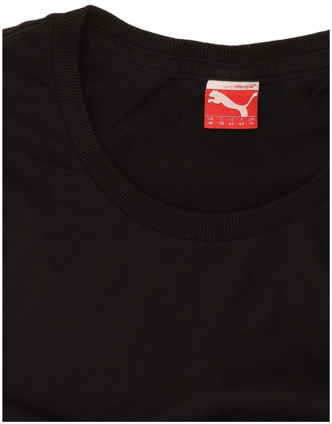 Puma - Camiseta para mujer (talla 40), color negro