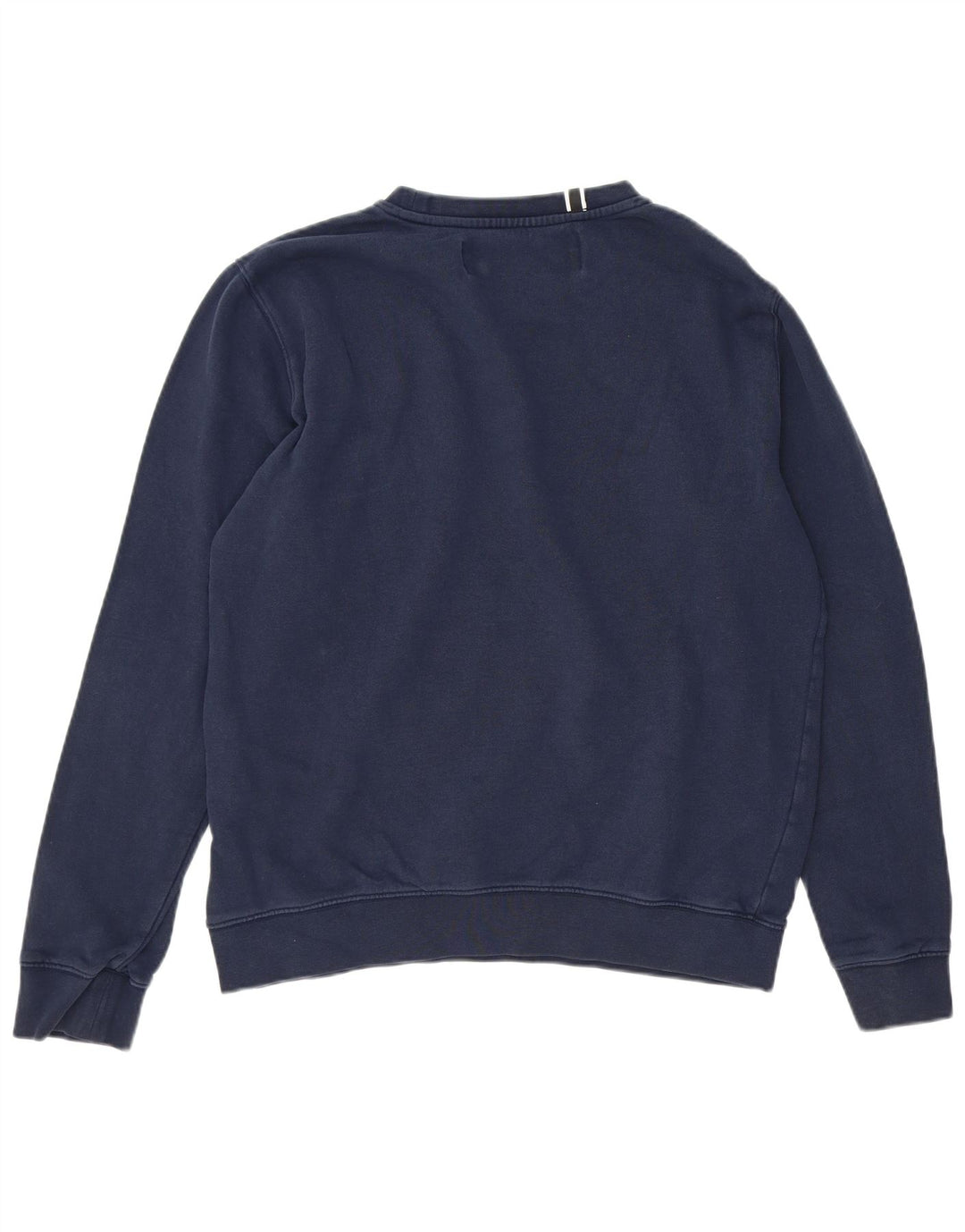 Replay Sudadera con gráfico para hombre, jersey de algodón azul marino grande