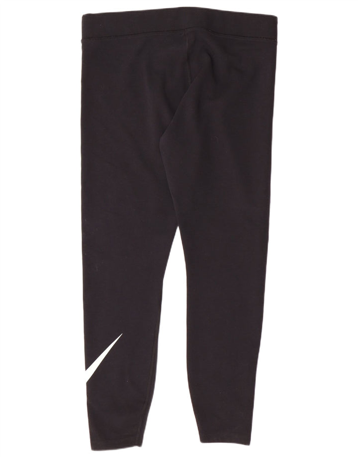 NIKE Leggings gráficos para mujer ES 40 XL Algodón negro