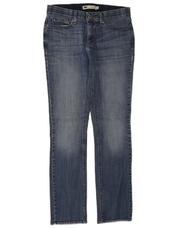 Levi's Jeans rectos 525 para mujer US 8 Medium W28 L30 Algodón azul