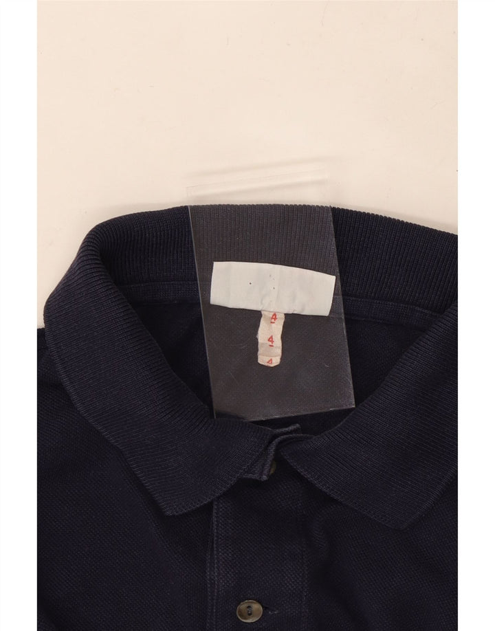 LACOSTE Polo para hombre talla 4 mediano algodón azul marino