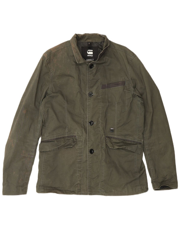 G-Star Chaqueta utilitaria para hombre UK 38 Medium Khaki