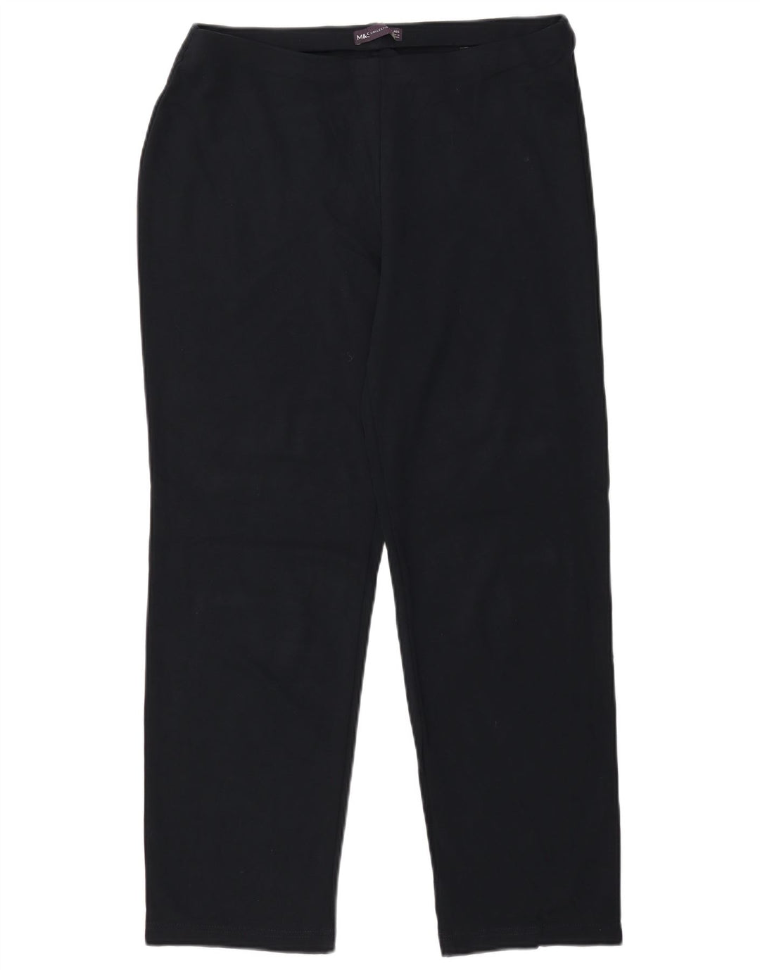Marks & Spencer Pantalones Casuales para Mujer UK 40 Large W34 L29 Viscosa Negra