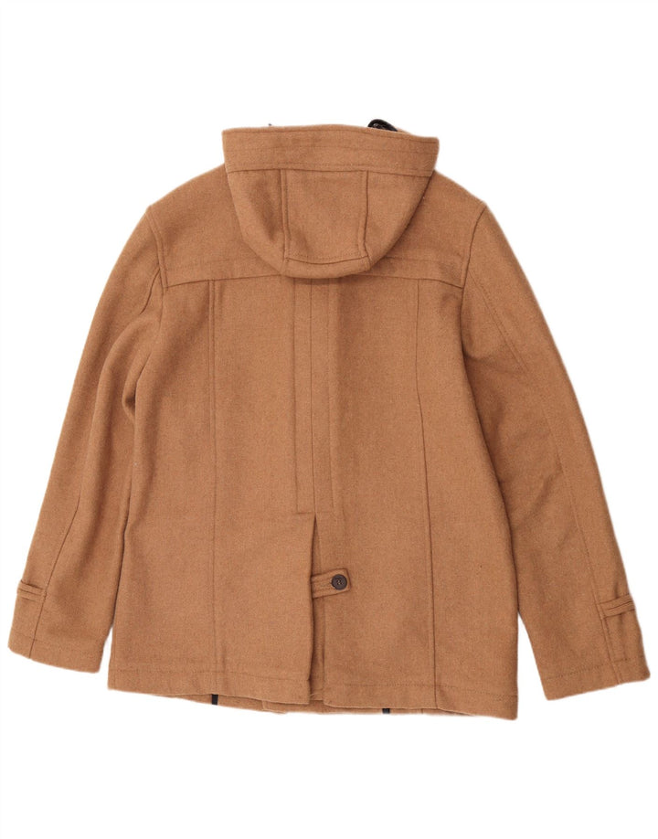 Pull & Bear Trenca con capucha para hombre UK 42 XL Poliéster beige