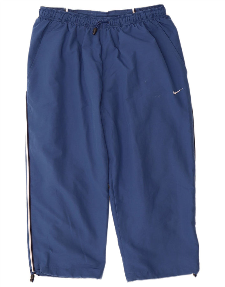 Nike - Pantalones de chándal capri para hombre, poliéster azul grande