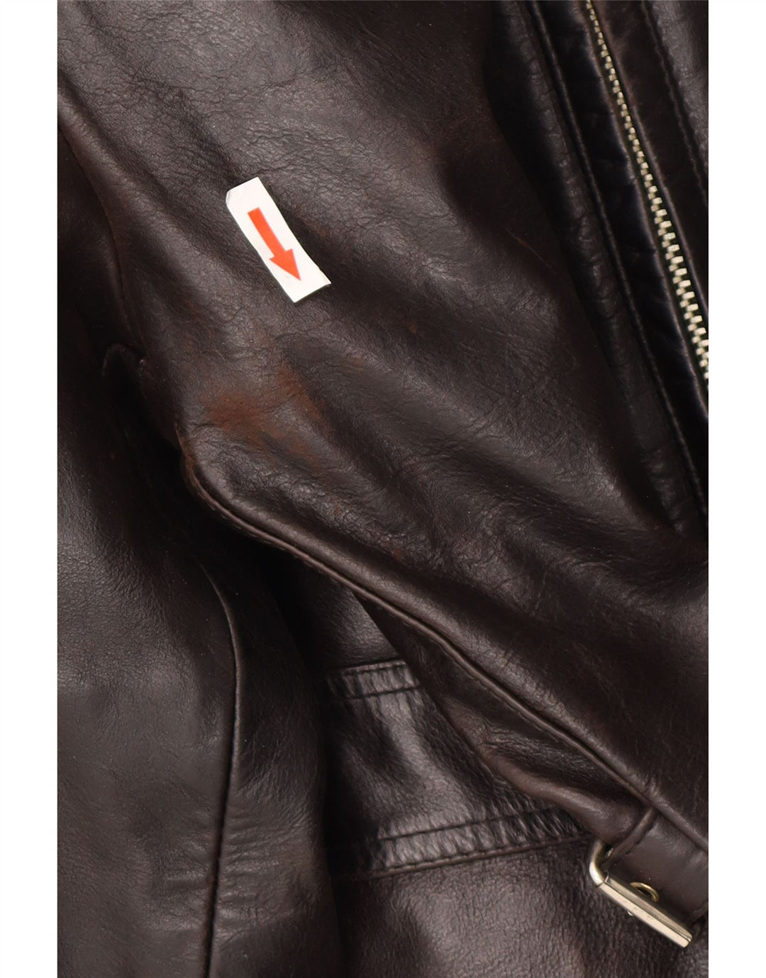Conbipel Chaqueta de cuero natural para hombre UK 38 Cuero marrón medio
