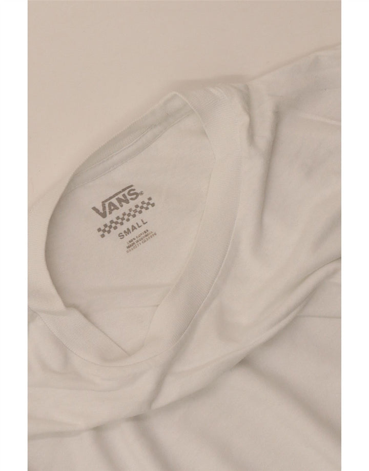 Camiseta Vans Hombre Top Small Blanco Algodón