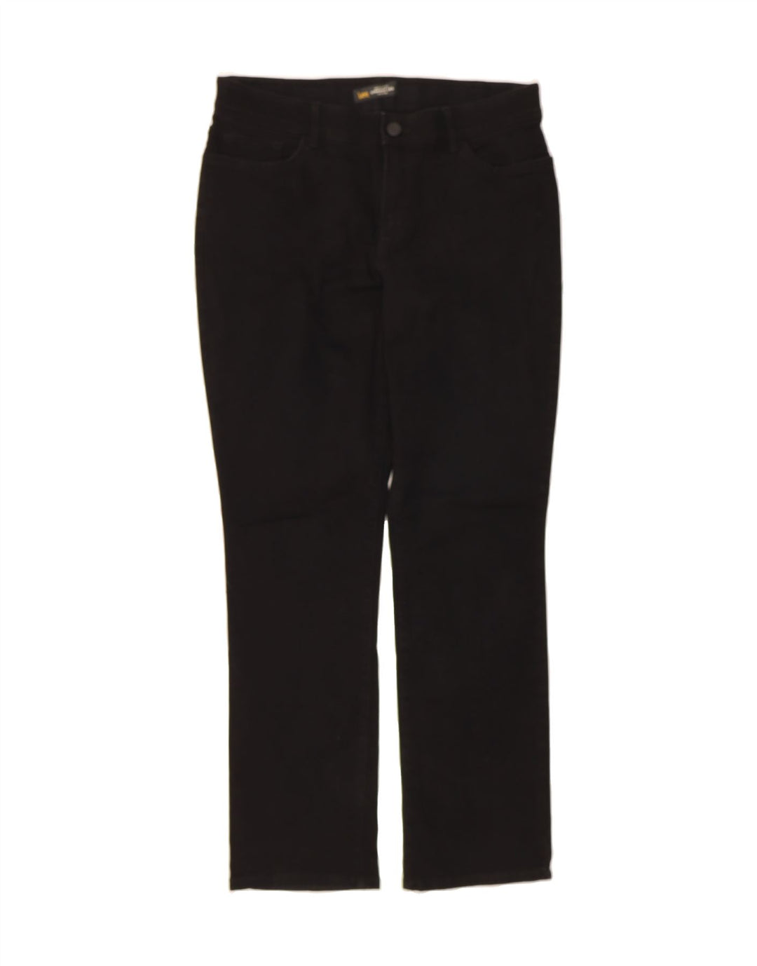 LEE Womens Straight Jeans US 12 Large W34 L31 Black Cotton Vintage Lee and Second-Hand Lee from Messina Hembry 