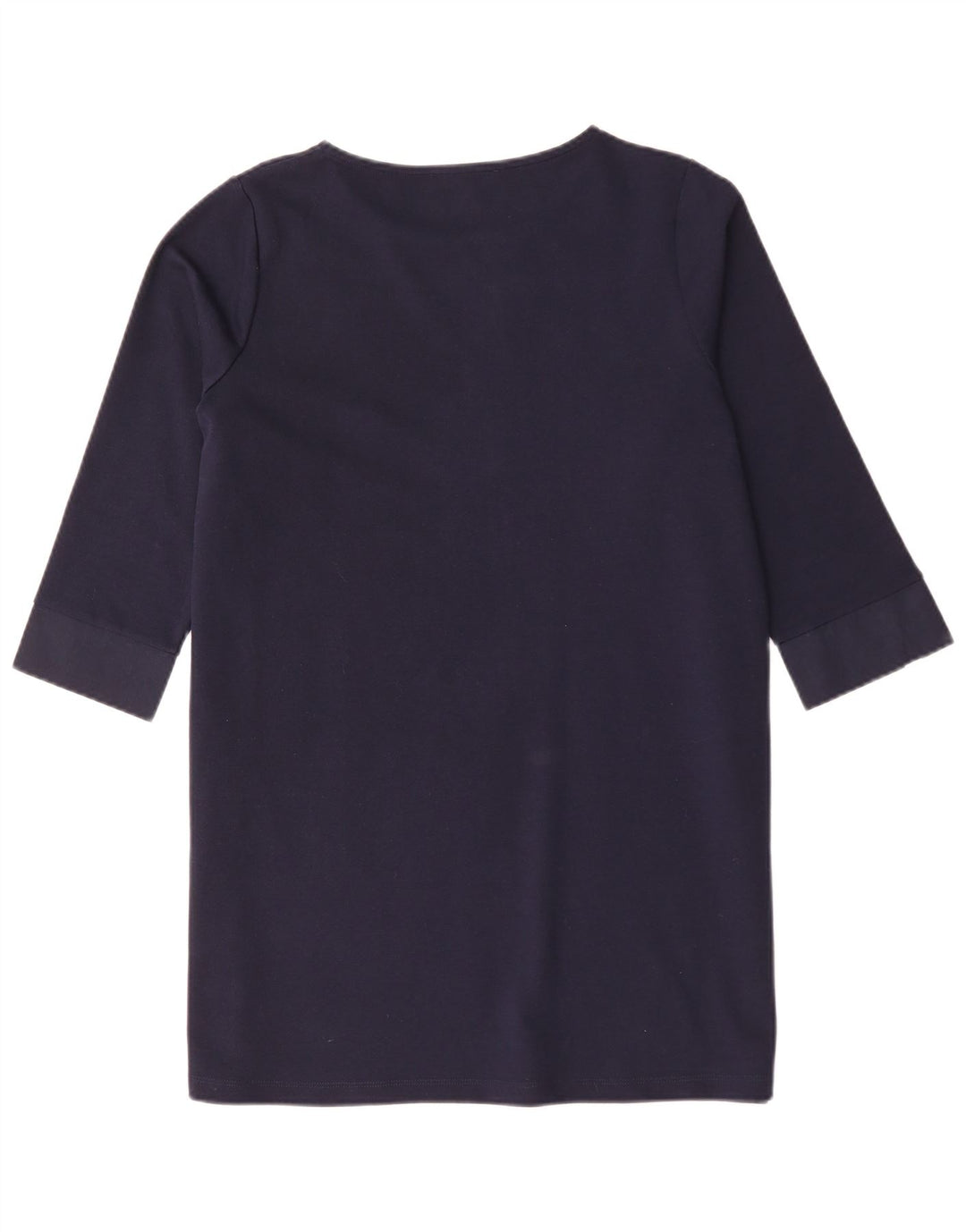 Marks & Spencer Vestido básico de manga 3/4 para mujer UK 46 Grande Azul marino Clásico