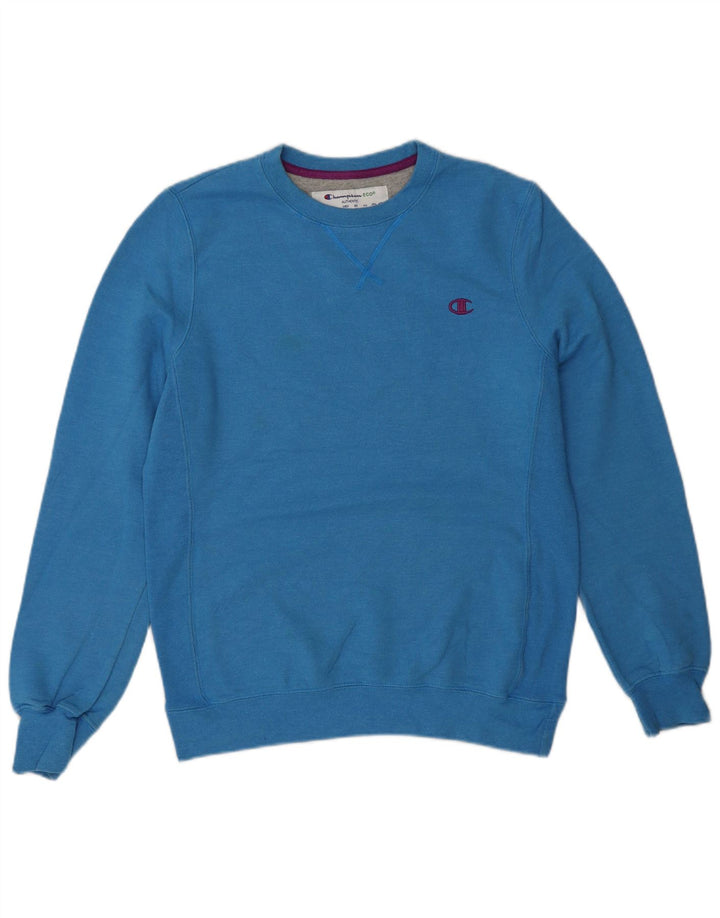 CHAMPION Sudadera para mujer Jumper UK 14 Algodón azul medio