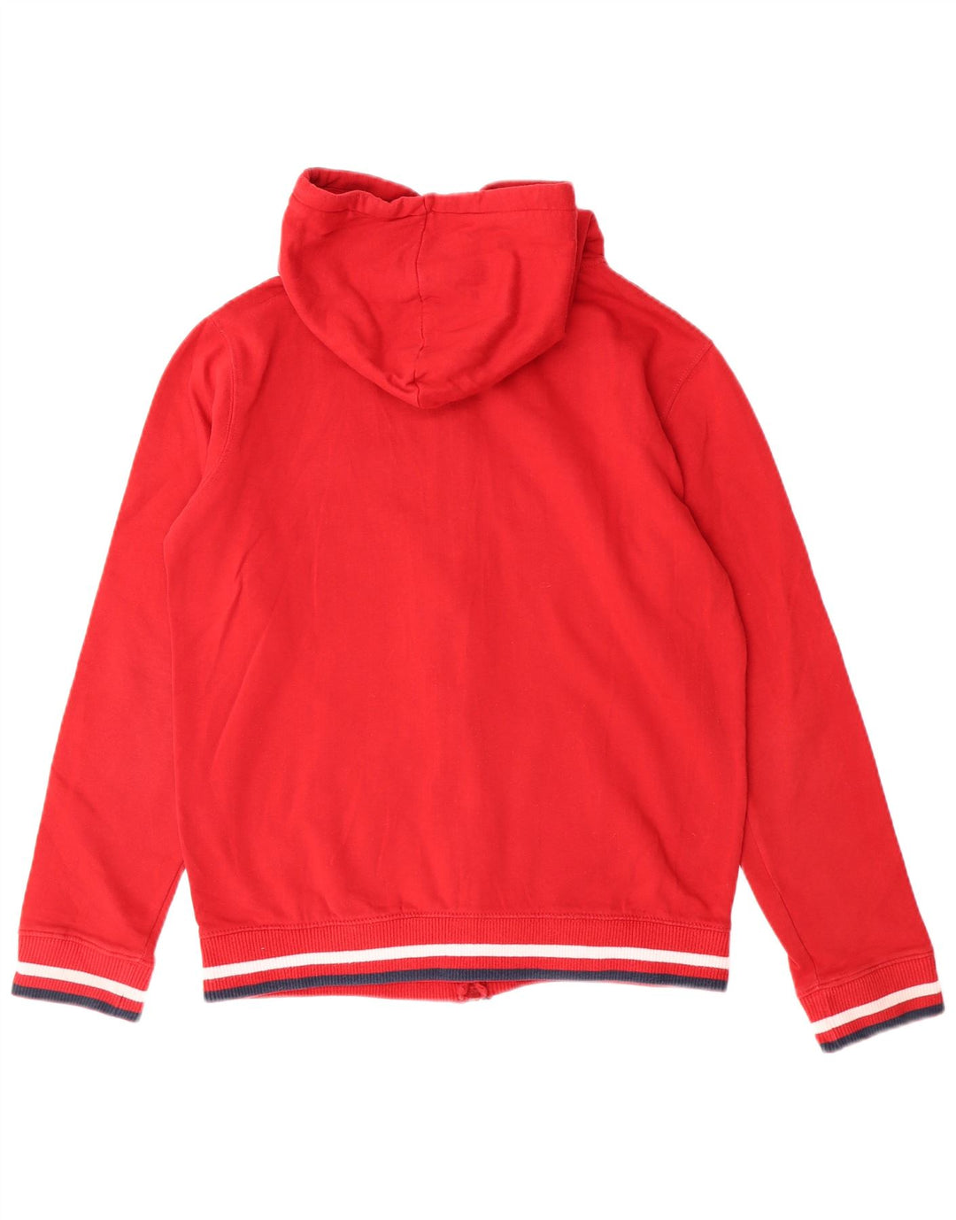 Lotto - Sudadera con capucha y cremallera para hombre, talla pequeña, algodón rojo