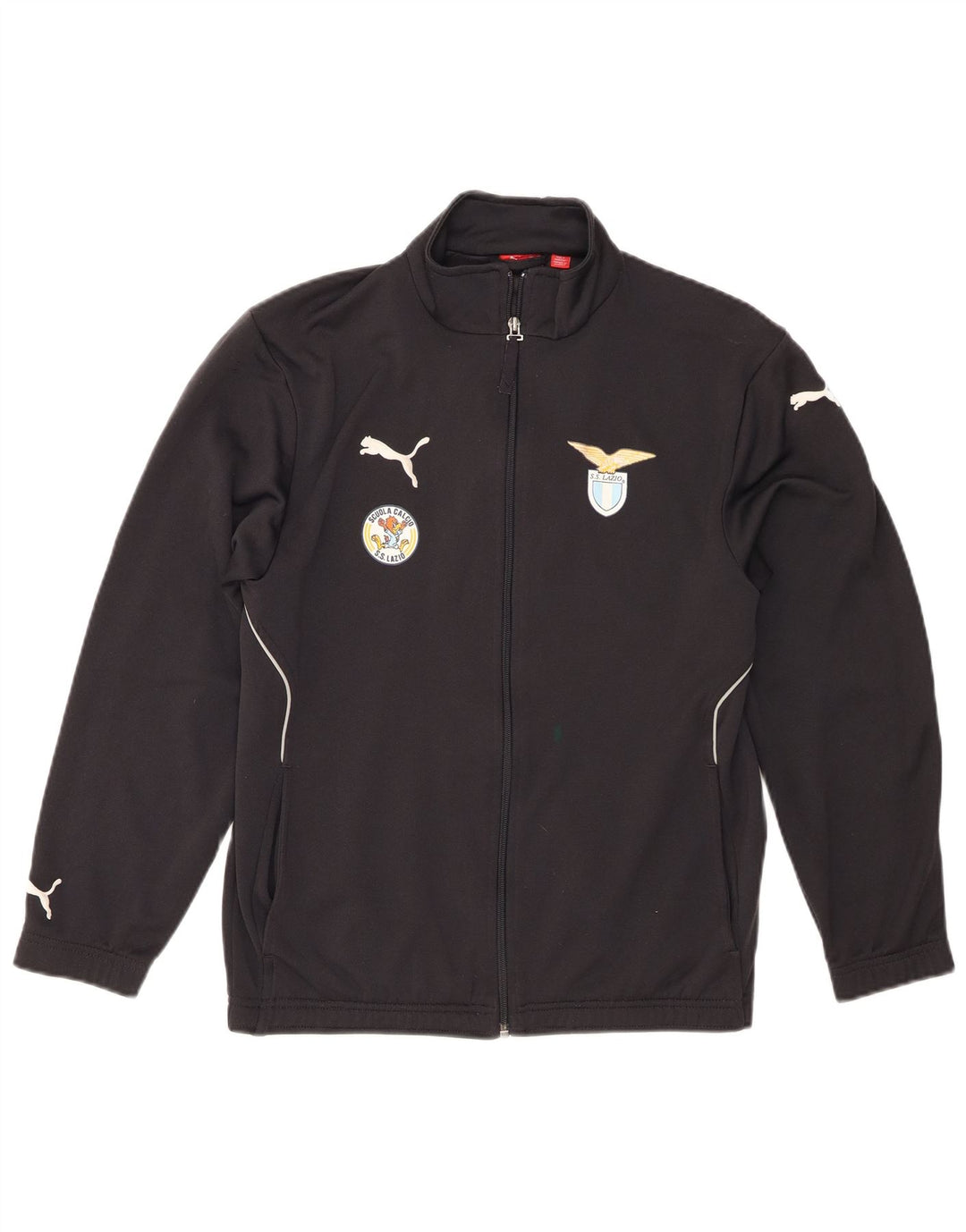 Puma Chaqueta de chándal gráfica para niños 13-14 años Negro Poliéster