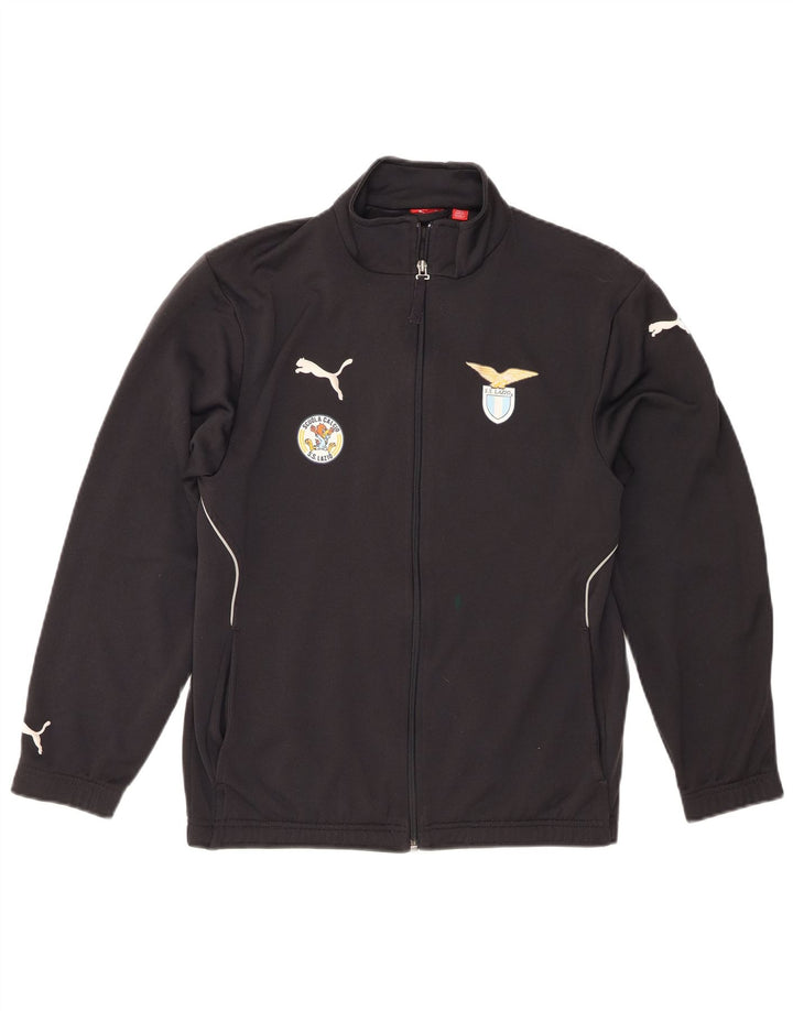 Puma Chaqueta de chándal gráfica para niños 13-14 años Negro Poliéster