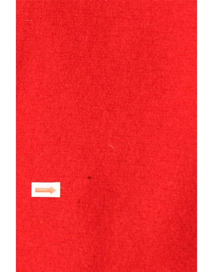 VINTAGE Womens 2 Button Blazer Jacket UK 14 Large Red Wool Vintage Vintage and Second-Hand Vintage from Messina Hembry 