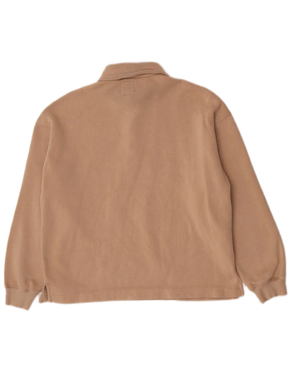 Zara Sudadera Niña Jumper 13-14 Años Beige Algodón