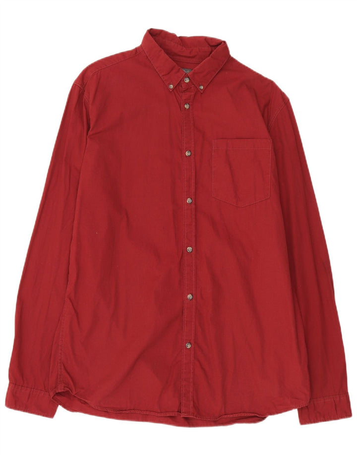 JACK & JONES Camisa Hombre XL Rojo Algodón