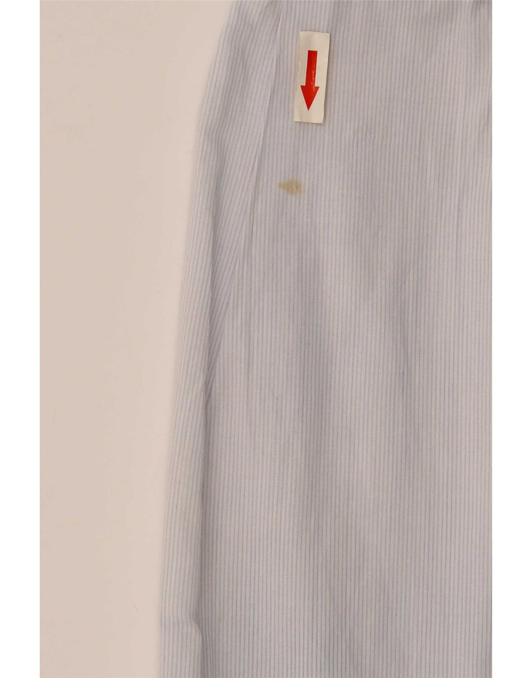 Zara Hombre Camisa Slim Fit Algodón Rayas Azul Medio