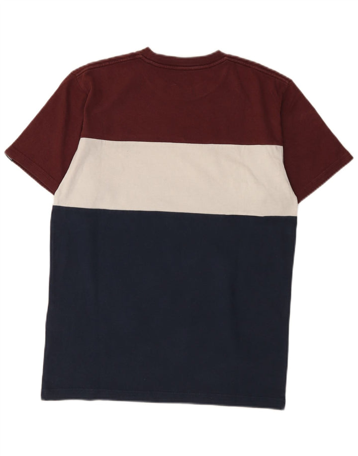 Vans Camiseta gráfica para hombre Top pequeño de algodón con bloques de color multicolor