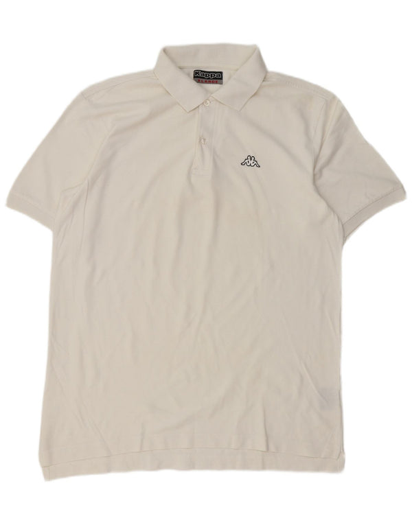 Kappa Polo Hombre XL Blanco Algodón