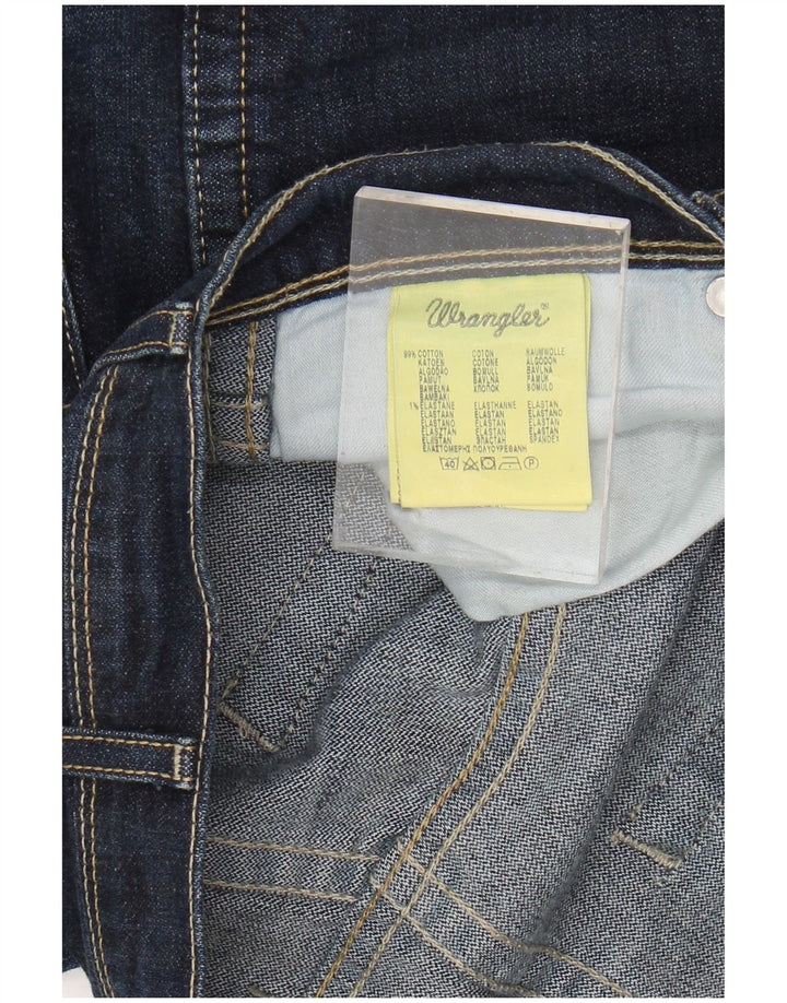 WRANGLER Vaqueros rectos Roxboro para hombre W32 L34 Algodón azul
