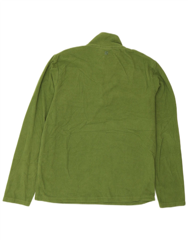 Jersey de forro polar con cremallera y cuello para hombre de Mountain Warehouse Poliéster verde pequeño