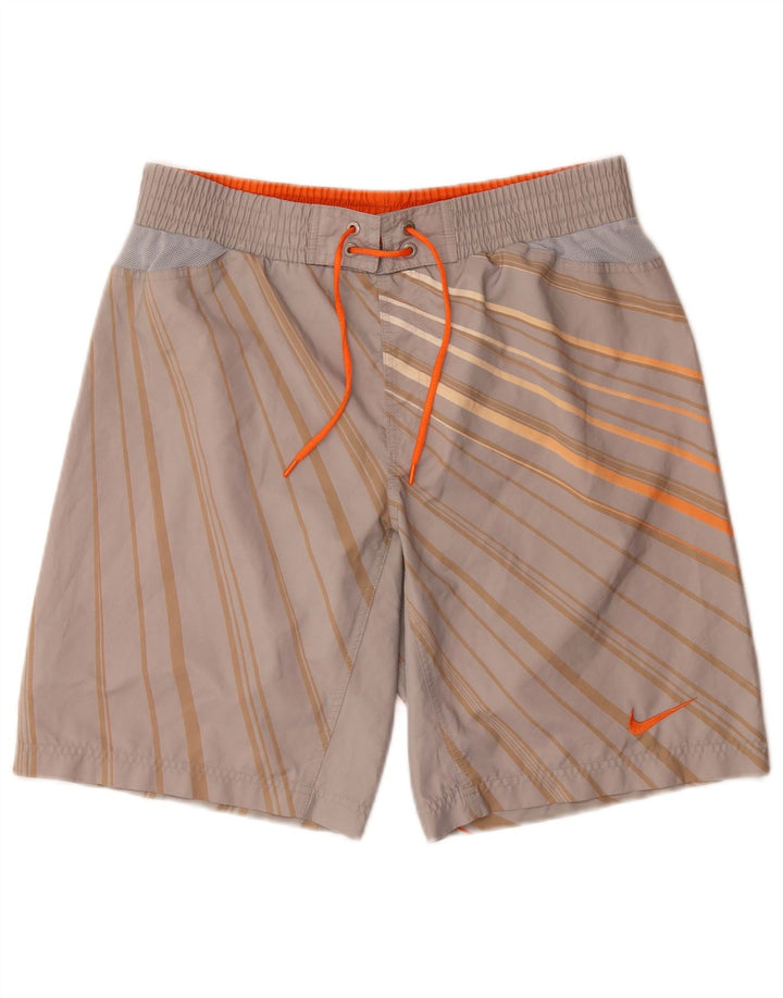 Bañador Nike Hombre Poliéster Rayas Gris Medio