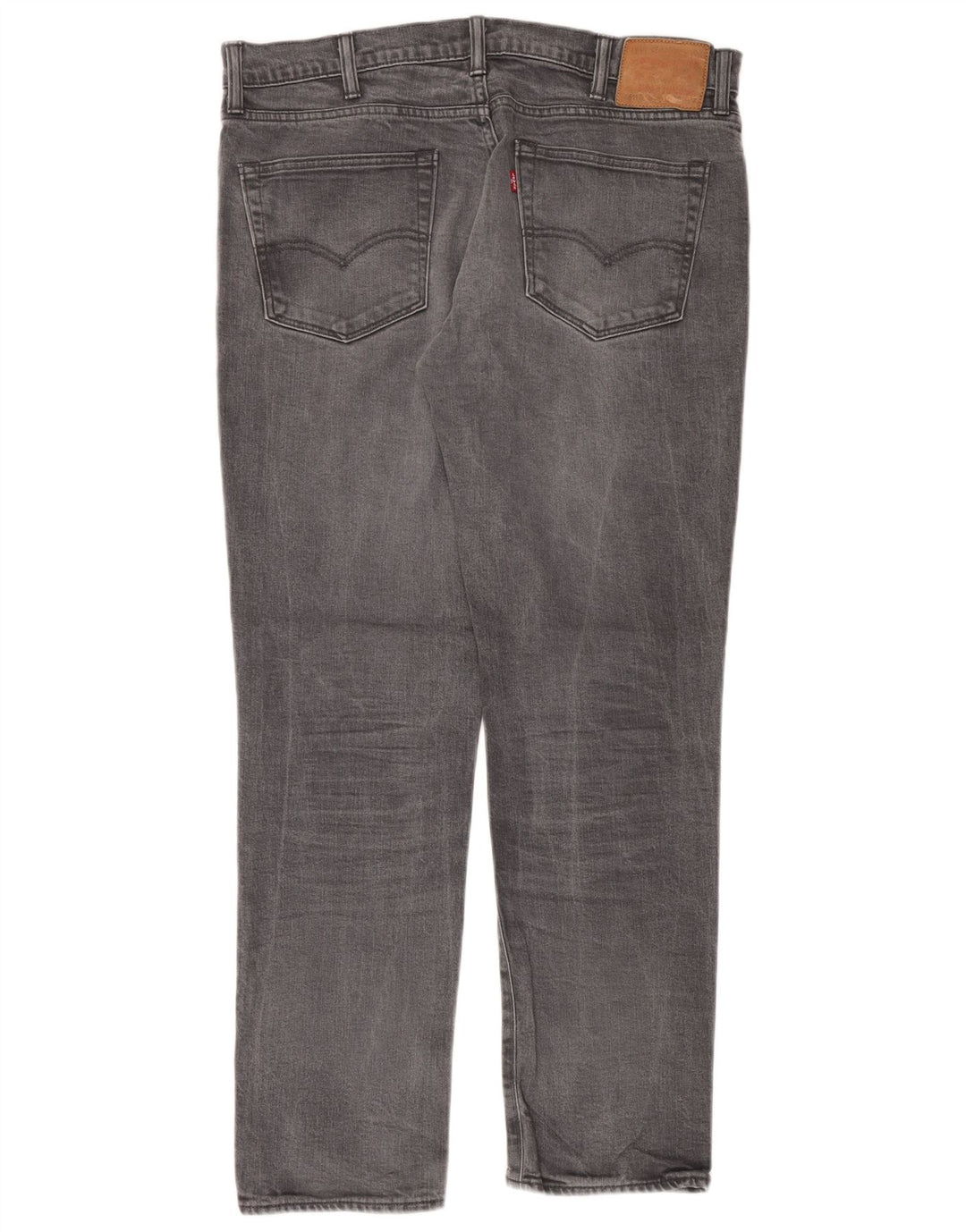 Levi's Hombre 511 Slim Jeans W38 L32 Algodón Gris
