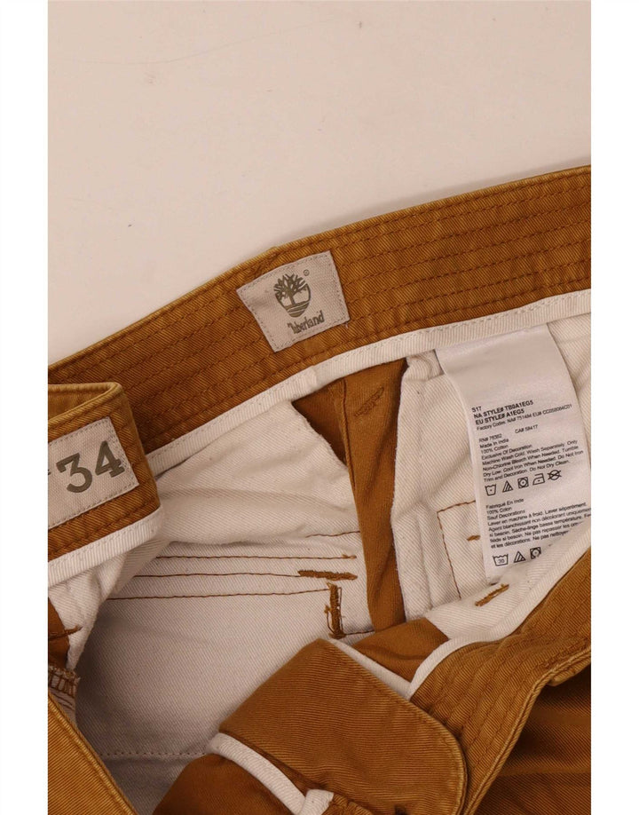Timberland Pantalones cortos cargo regulares para hombre W34 Algodón marrón grande