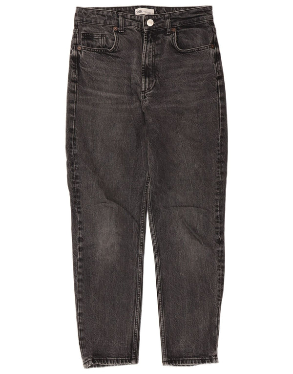 Zara Jeans Sueltos Mujer EU 38 Small W28 L27 Gris