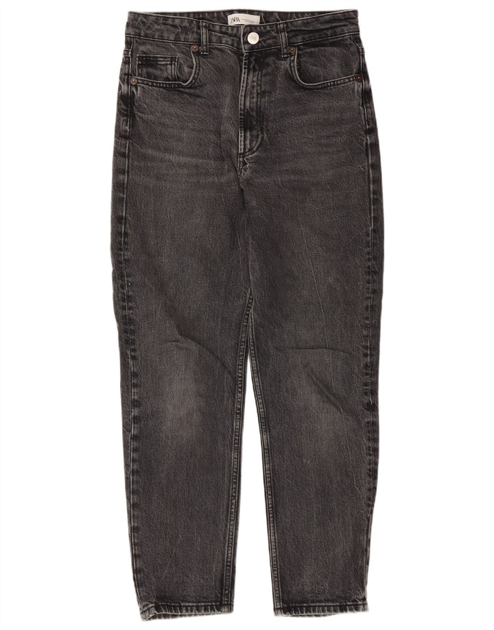 Zara Jeans Sueltos Mujer EU 38 Small W28 L27 Gris