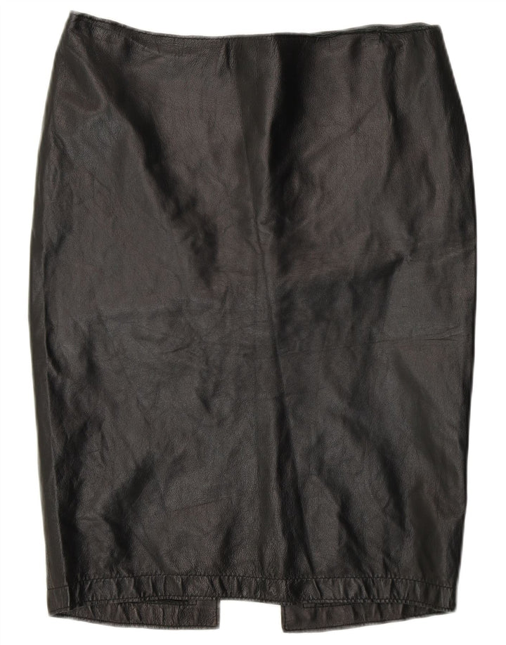 Falda lápiz vintage para mujer IT 44 Mediana W32 Negro