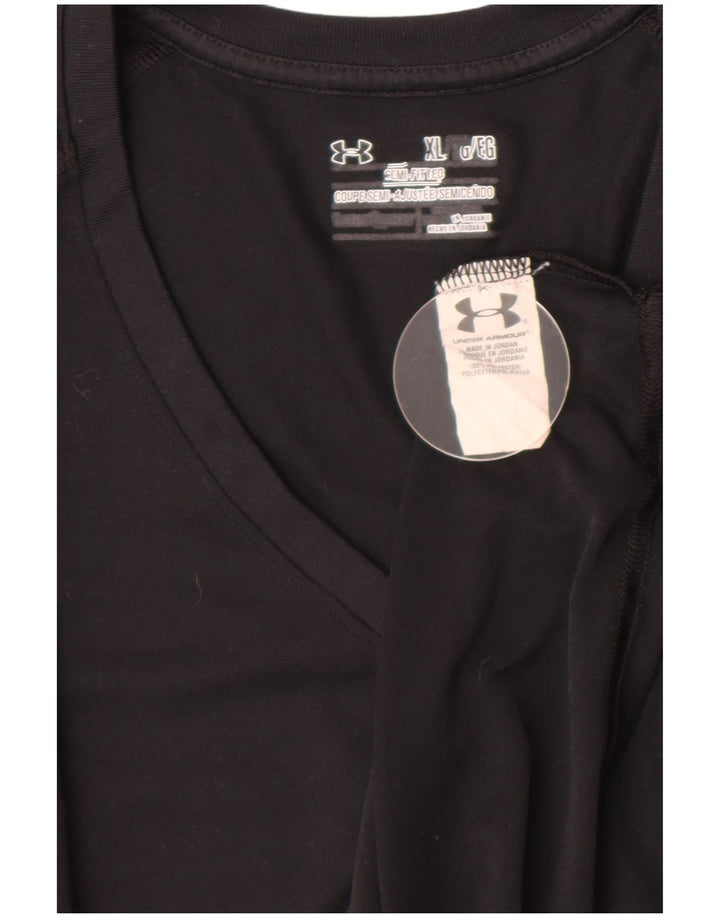 Under Armour Camiseta Mujer Top UK 40 XL Poliéster Negro