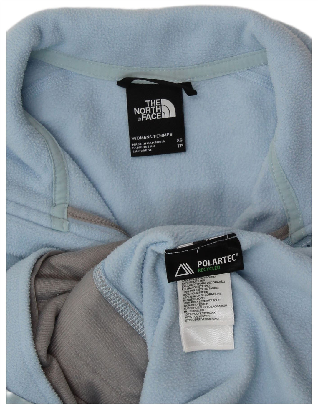 THE NORTH FACE Chaqueta polar para mujer UK 6 XS Azul Poliéster