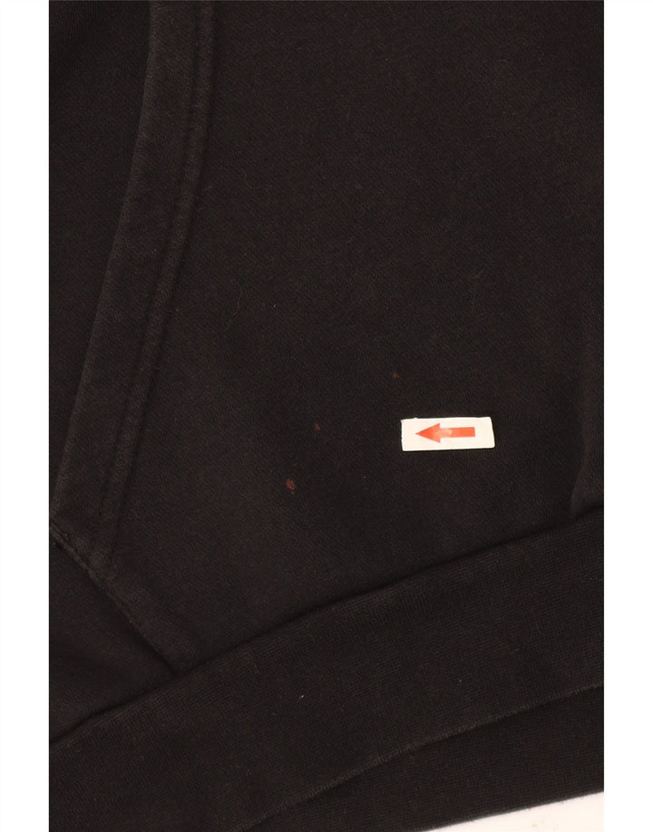 Adidas Hombre Sudadera Con Capucha Jumper Medium Negro Algodón