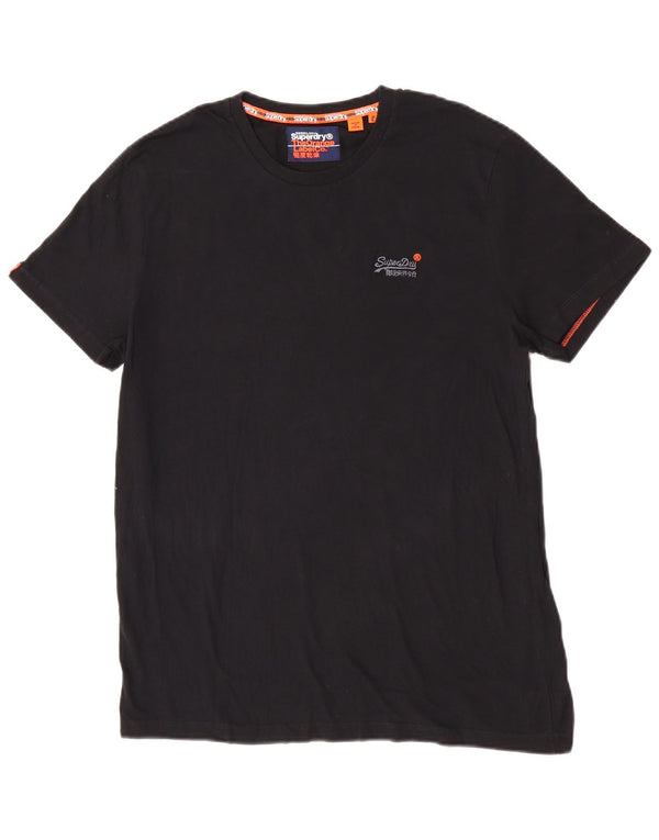 Superdry Camiseta Mujer Top ES 40 XL Algodón Negro