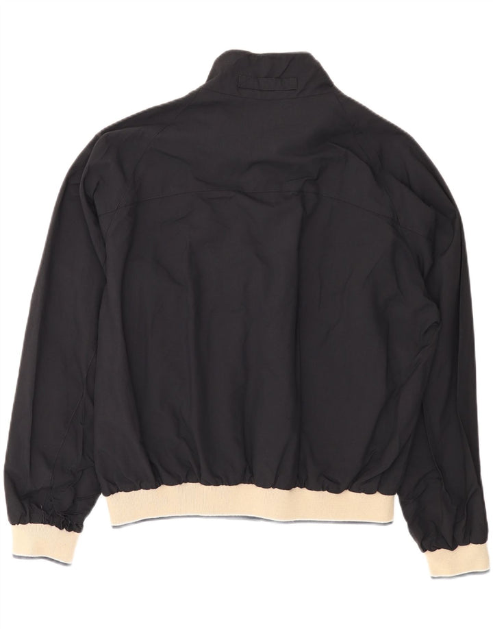 GANT Mens Bomber Jacket UK 38 Medium Navy Blue Polyamide