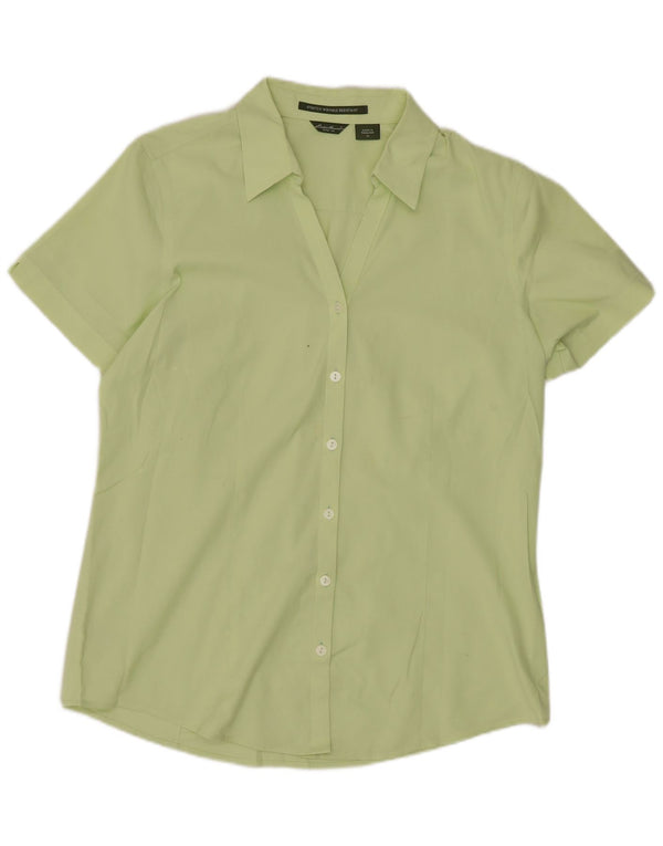 Eddie Bauer Camisa de manga corta para mujer UK 44 Verde medio