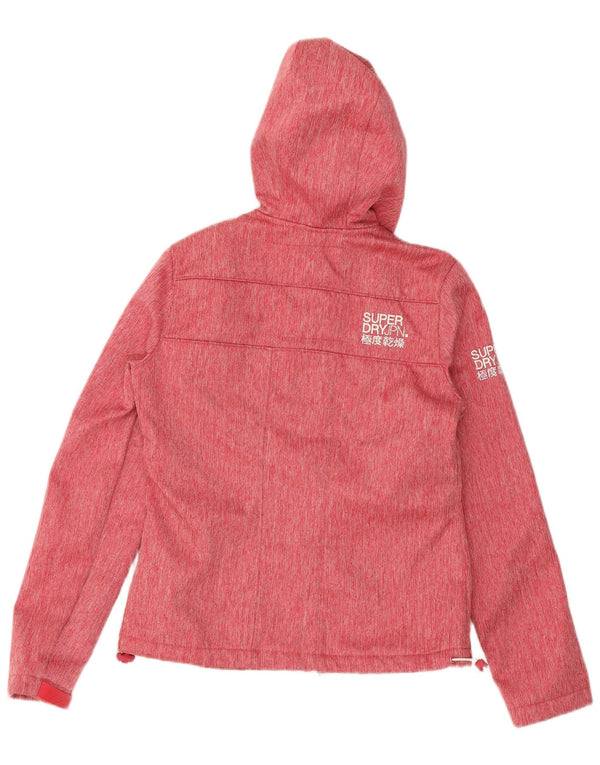 SUPERDRY Chaqueta cortavientos con capucha Windtrekker para mujer UK 10 Small Red