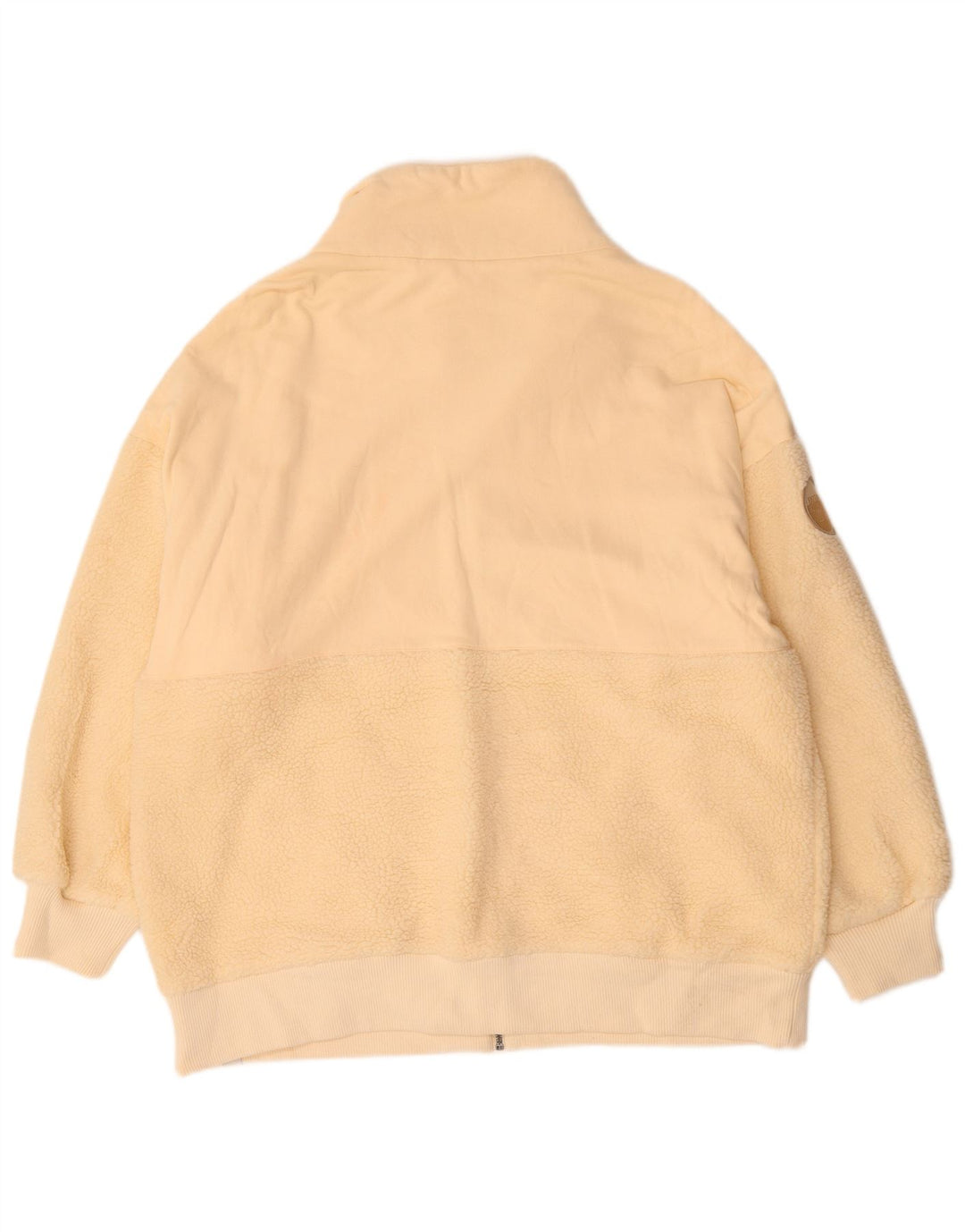 Chaqueta polar para mujer Fat Face UK 40 XL Poliéster blanco roto