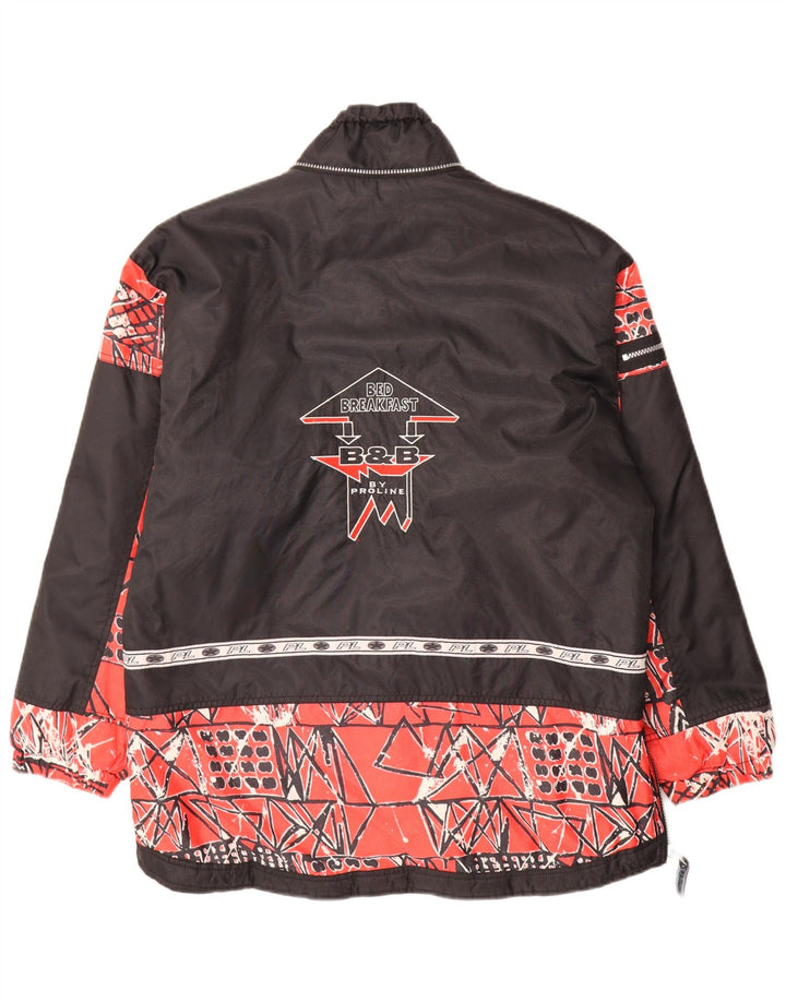 Proline Chaqueta anorak gráfica para hombre Reino Unido 40 Grande Poliamida geométrica roja