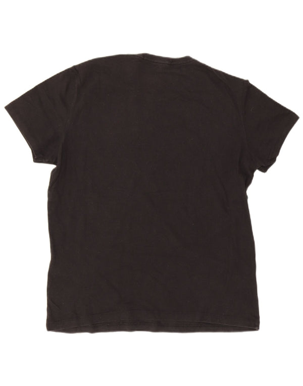 Calvin Klein Jeans - Camiseta gráfica para hombre, talla mediana, algodón negro