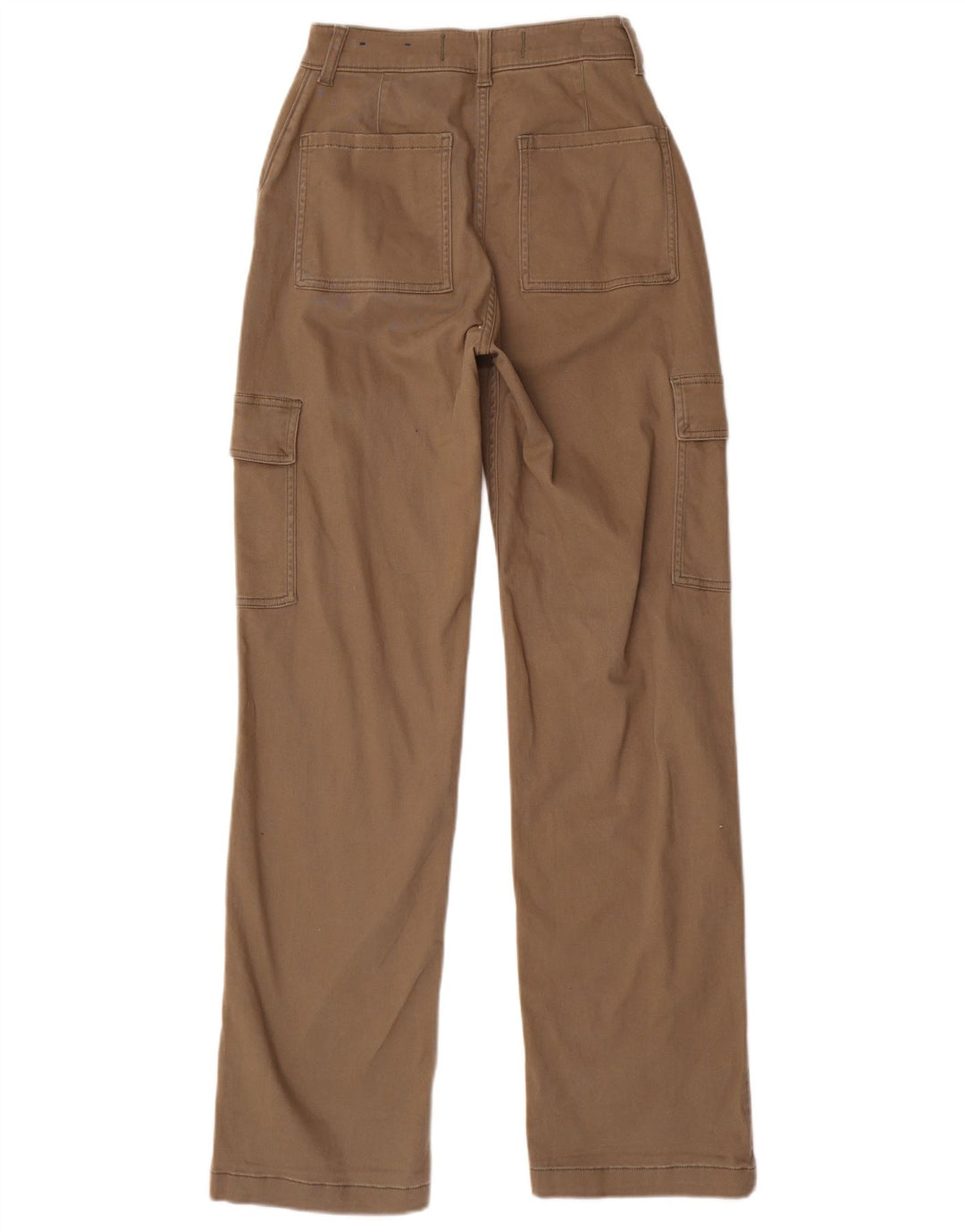 HOLLISTER Pantalones cargo de cintura alta para mujer US 00 2XS W23 L31 Beige