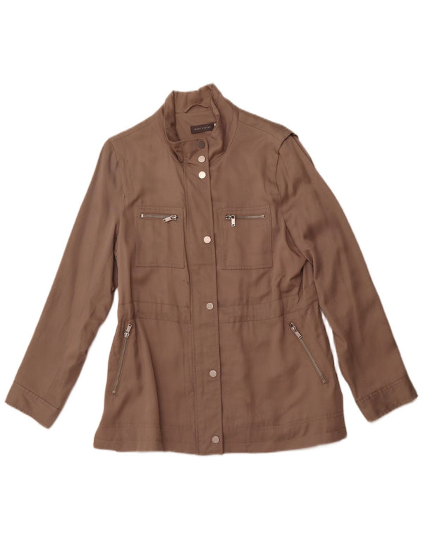 MINT VELVET Chaqueta utilitaria para mujer UK 44 Lyocell marrón medio