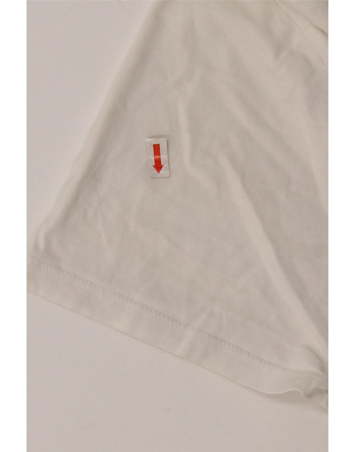 Levi's Camiseta gráfica para mujer Top UK 46 Large White Cotton