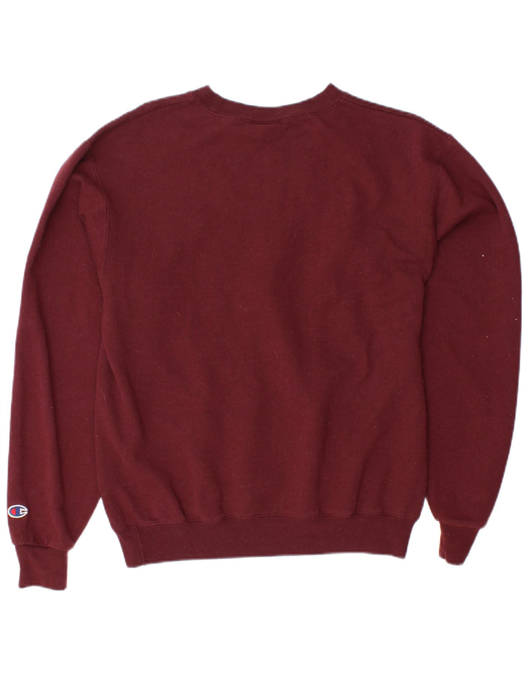 CHAMPION Jersey de sudadera extragrande para mujer UK 10 Small Maroon