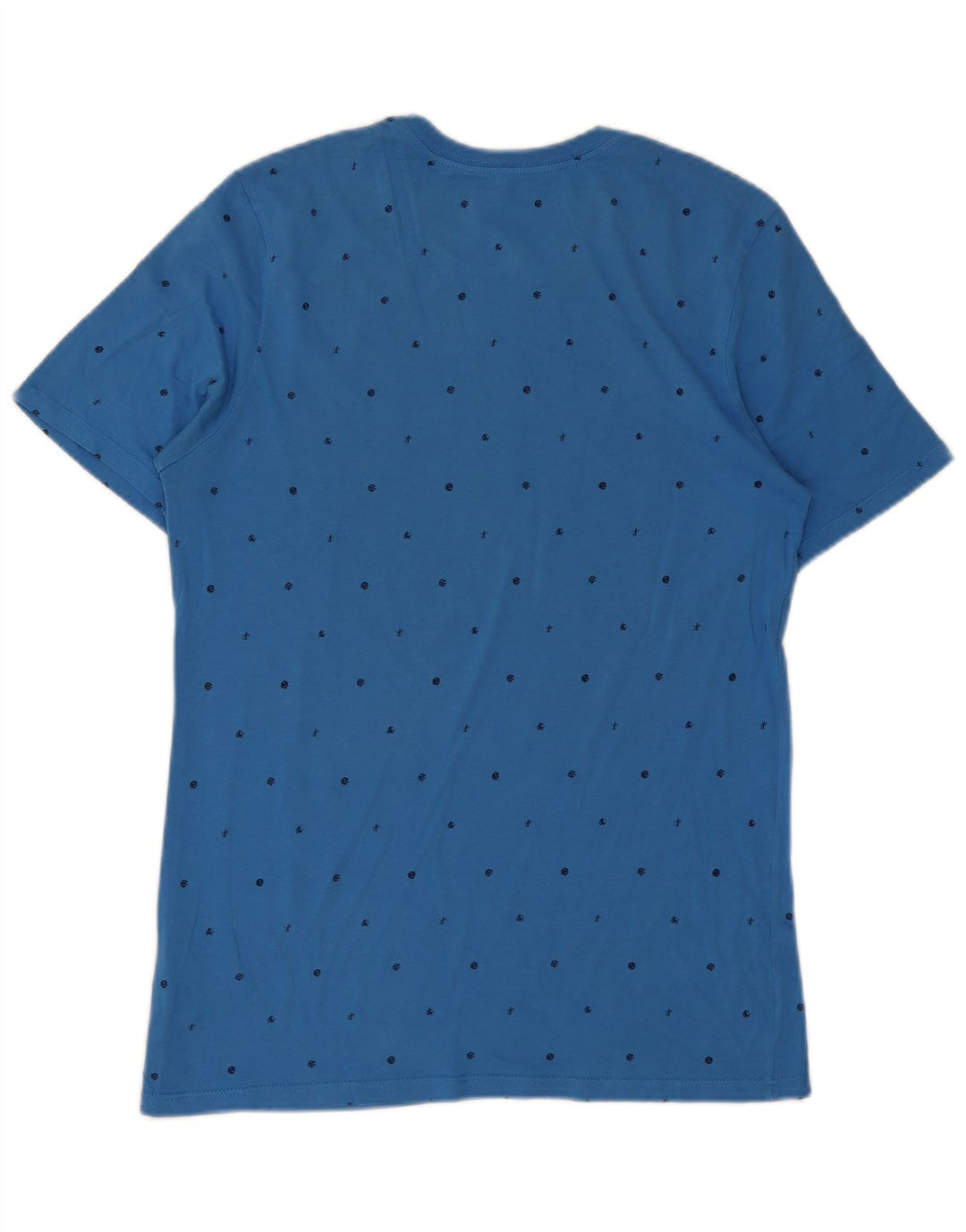 Nike Camiseta con gráfico de corte atlético para hombre Top de algodón con lunares en azul medio