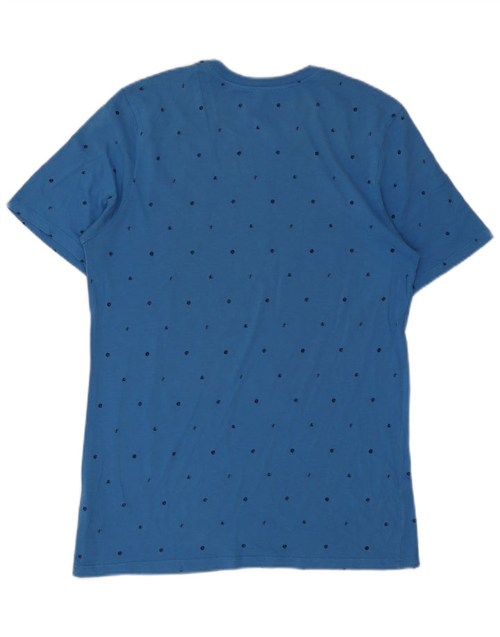 Nike Camiseta con gráfico de corte atlético para hombre Top de algodón con lunares en azul medio