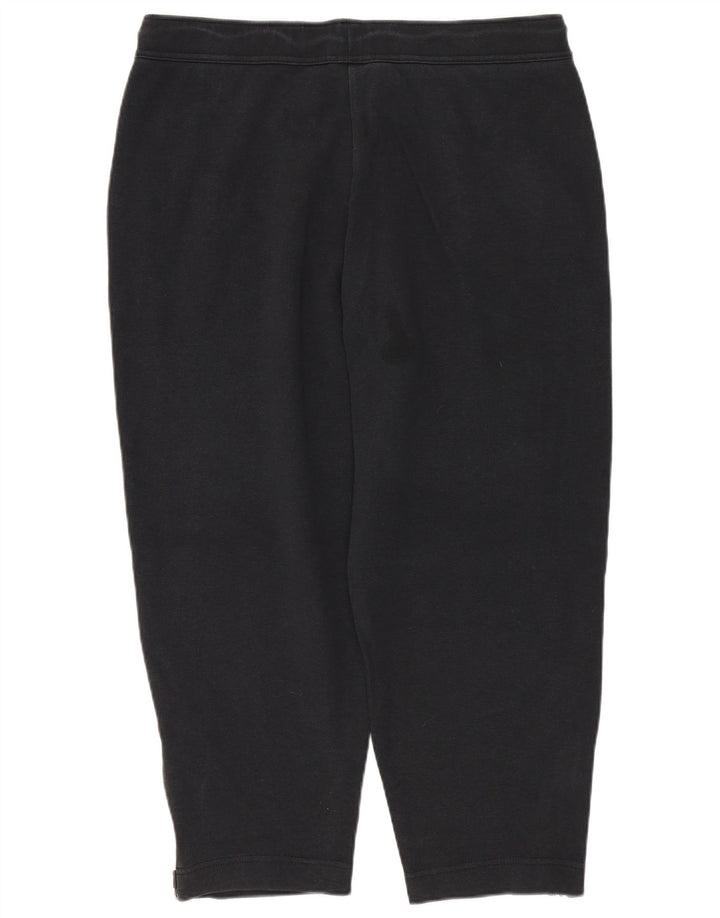Nike Mujer Capri Chándal Pantalones UK 44 Mediano Negro Algodón